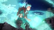 Deku using One For All Full Cowl with help of Eri as seen in anime (Image credit: Studio Bones)